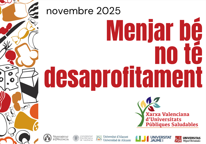 Dibuixos de fruita amb el lema de la jornada